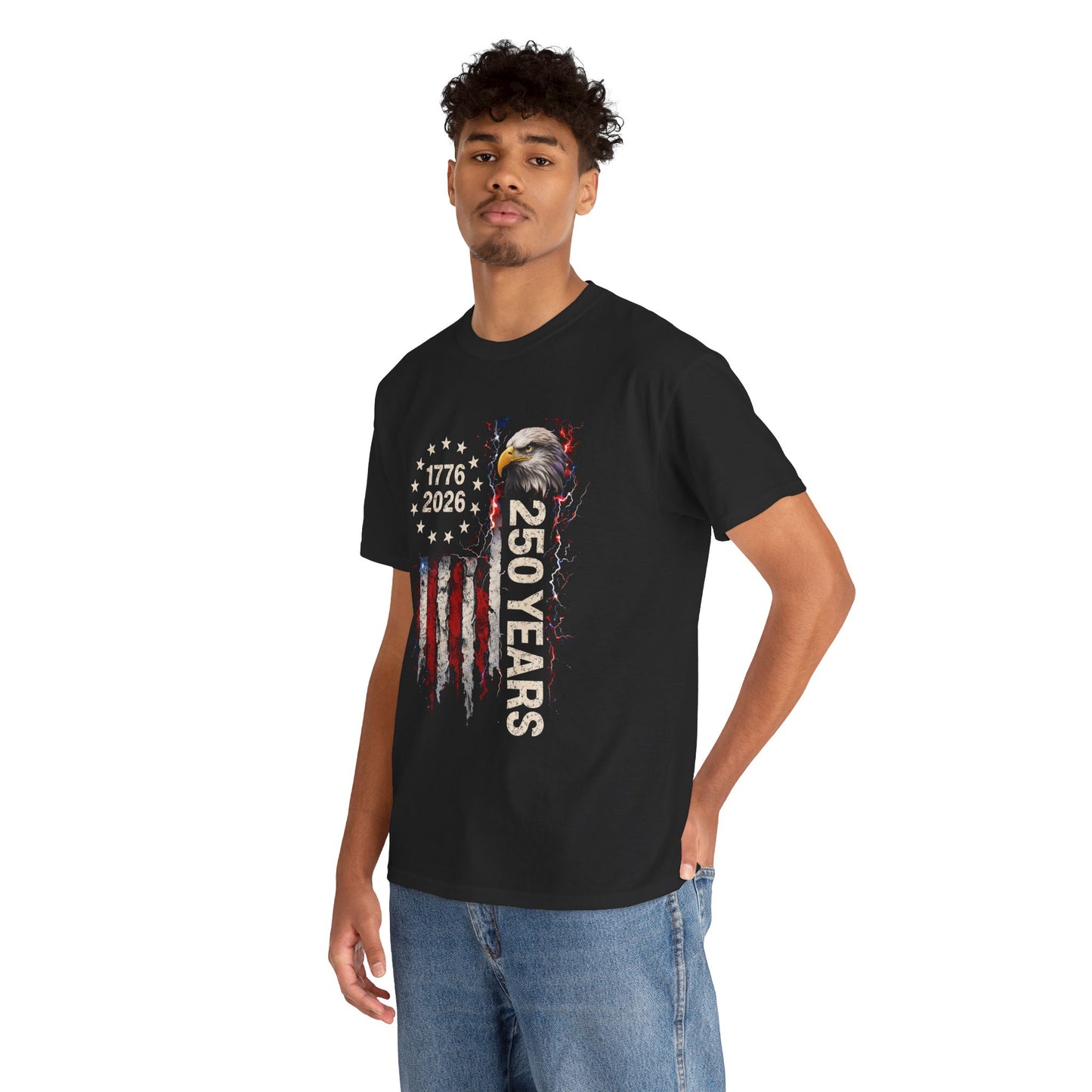 America 250 Years Patriotic T-Shirt Men