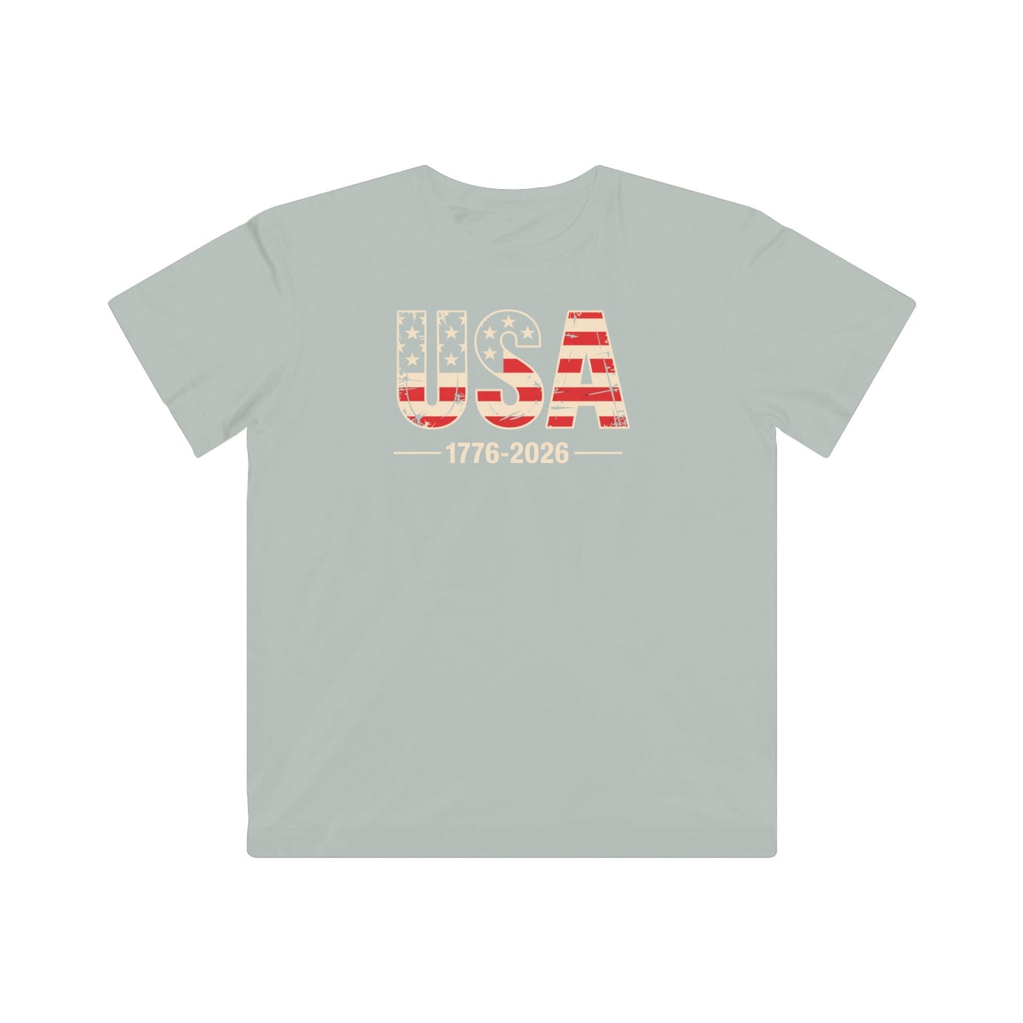 Youth USA 1776-2026 Patriotic Graphic T-Shirt