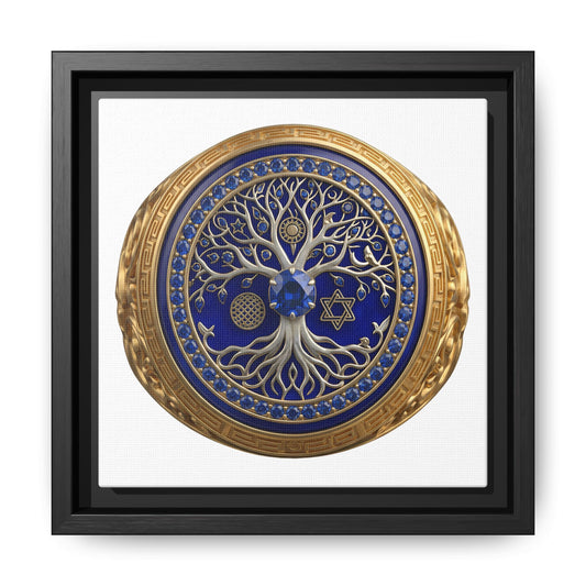 Sacred Tree Medallion Canvas Print