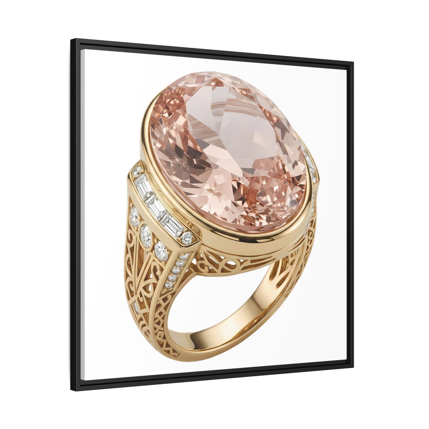 Estate Morganite Canvas Print