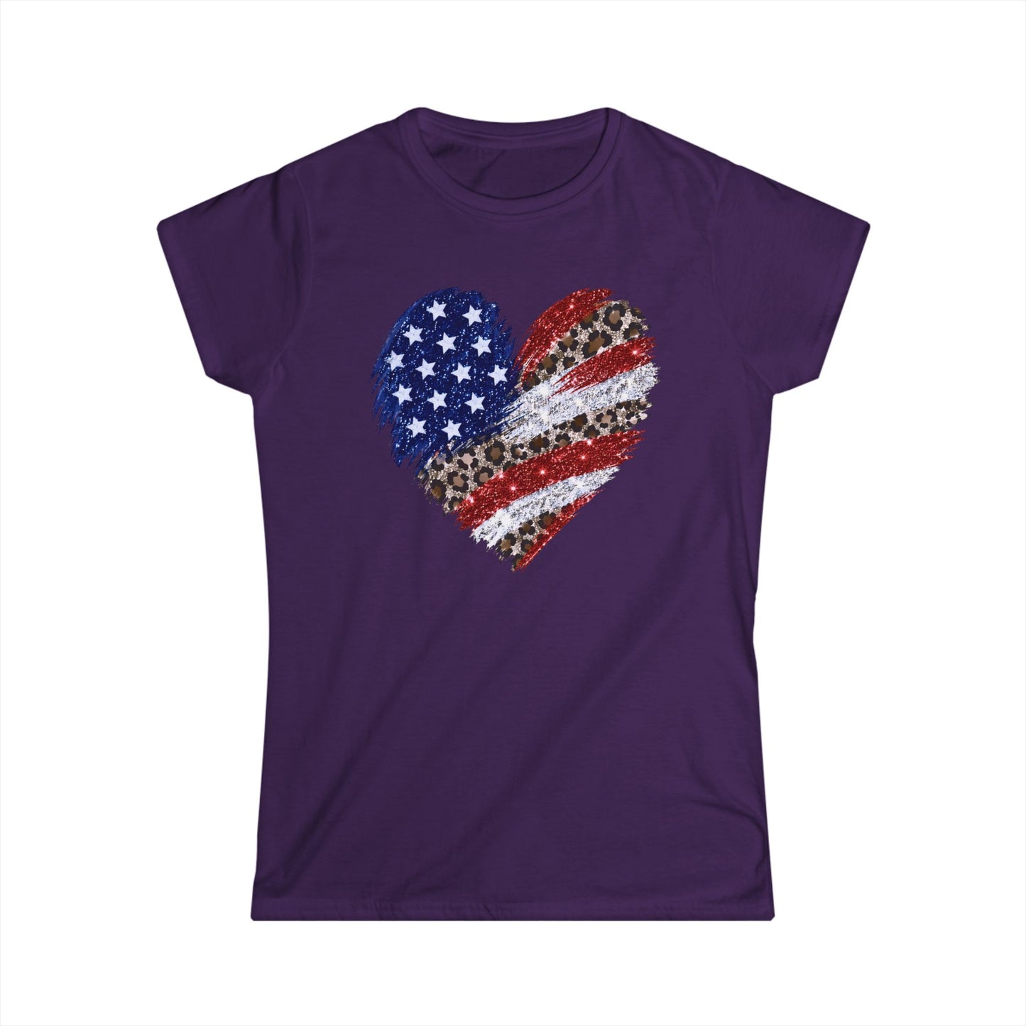 Patriotic Heart Graphic T-Shirt