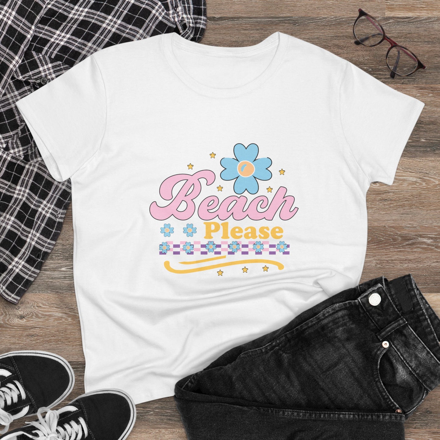 Coastal Bloom Summer Graphic Tee