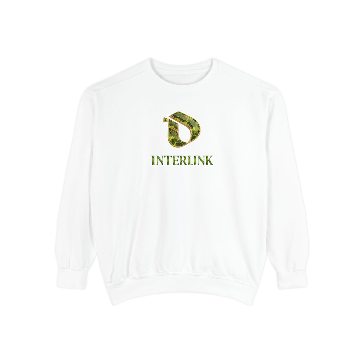 Peridot Meadowlight Interlink Women’s Crewneck Sweatshirt