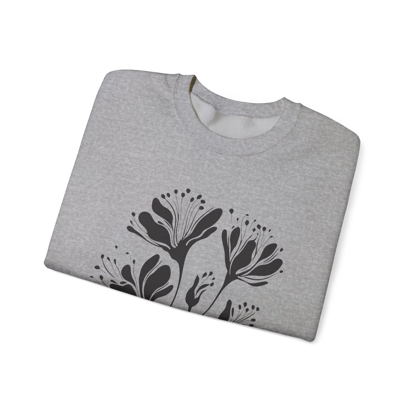 Minimal Floral Line Art Sweatshirt
