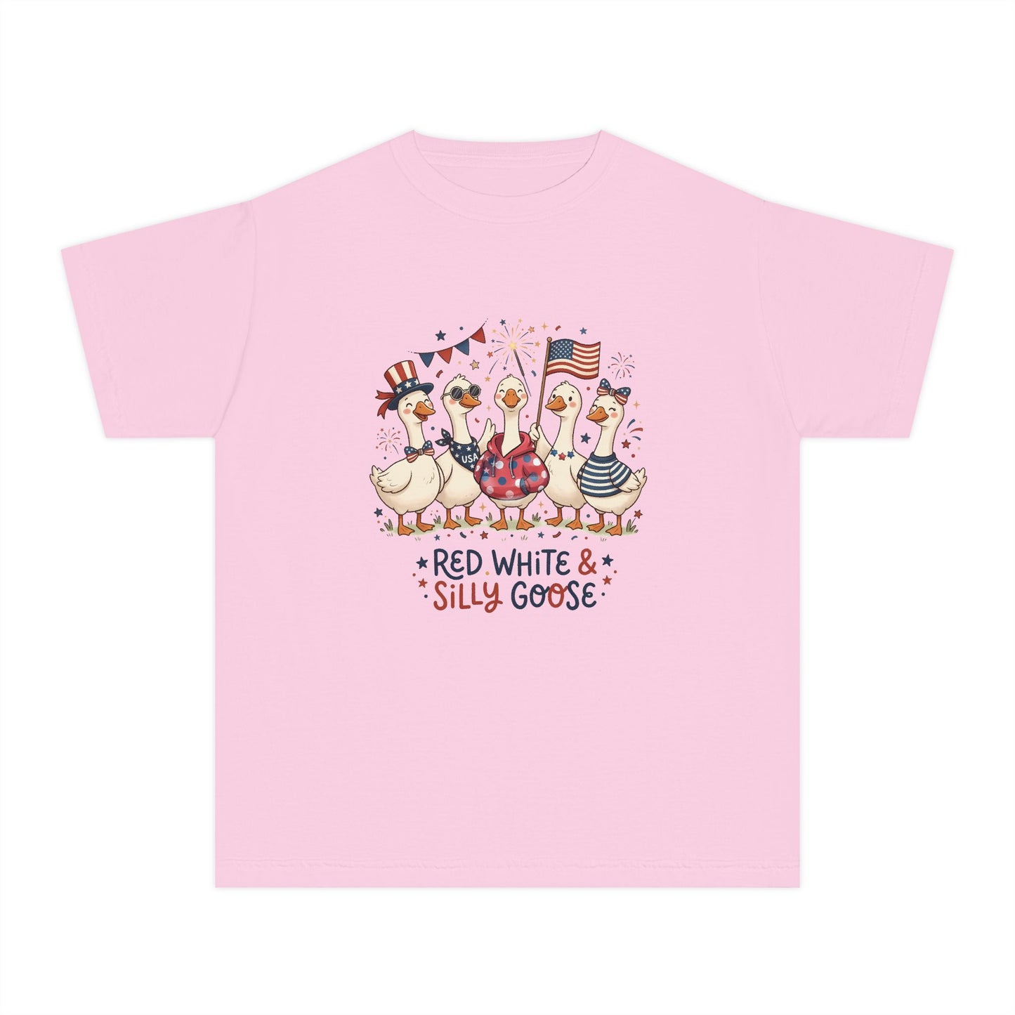 Red White & Silly Goose Youth T-Shirt