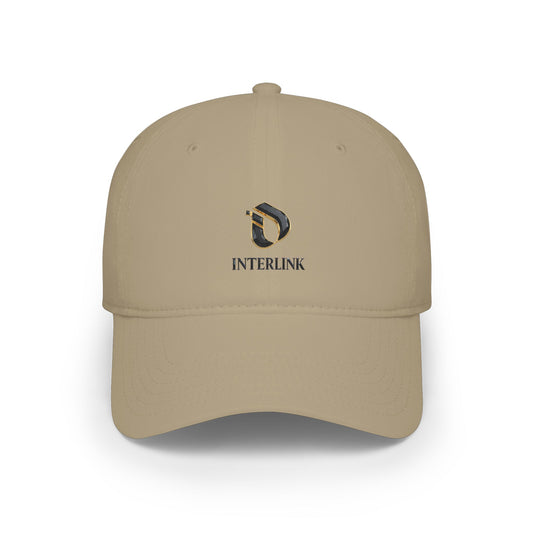 Onyx Emblem Interlink Cotton Twill Cap