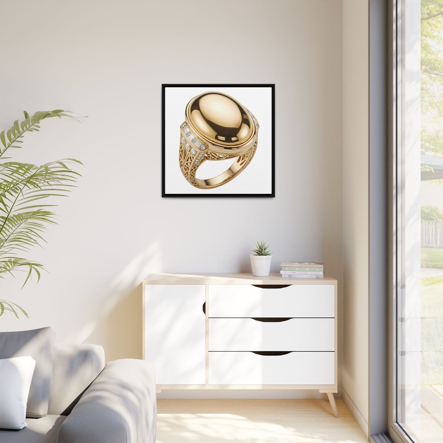 Golden Signet Canvas Print