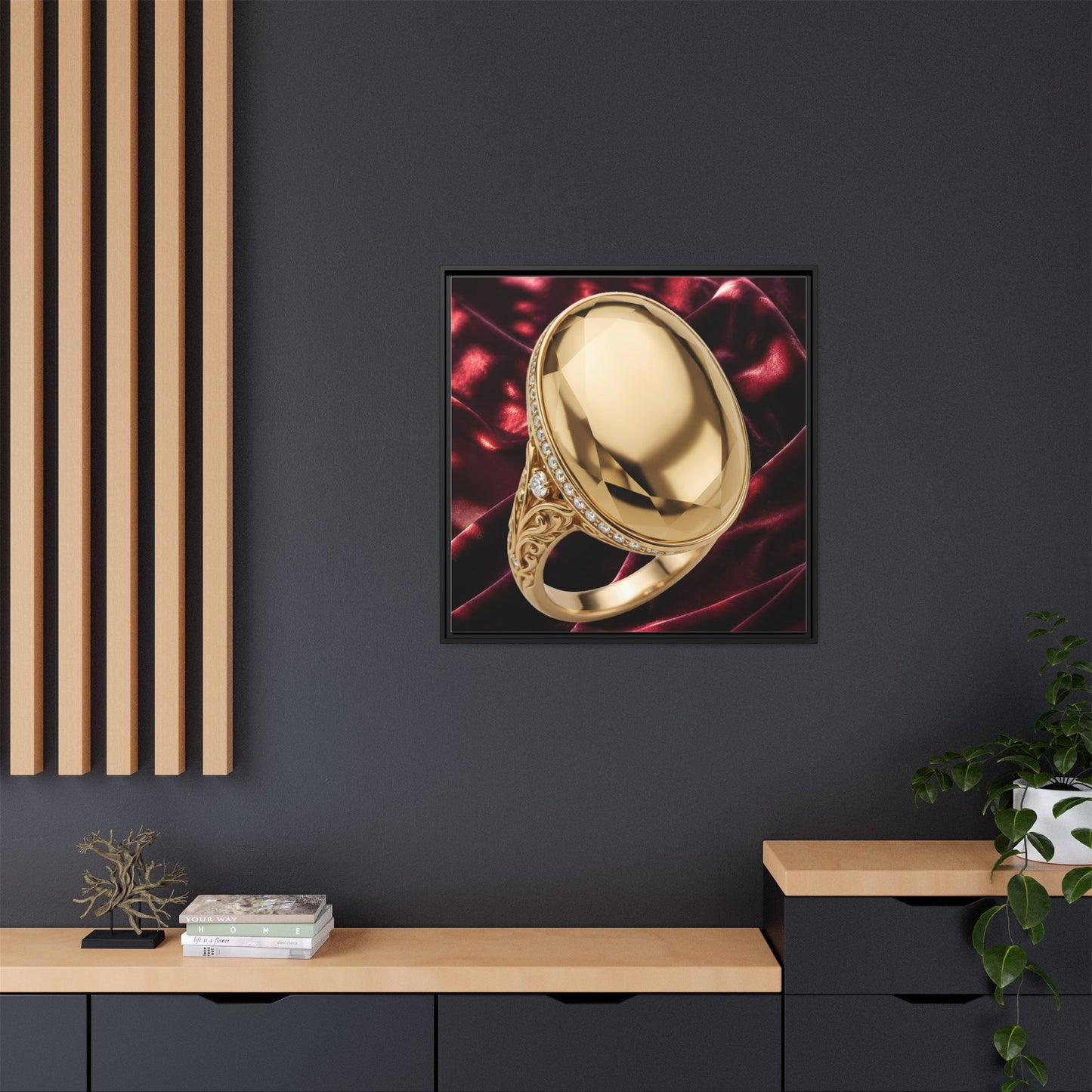 Gilded Velvet Canvas