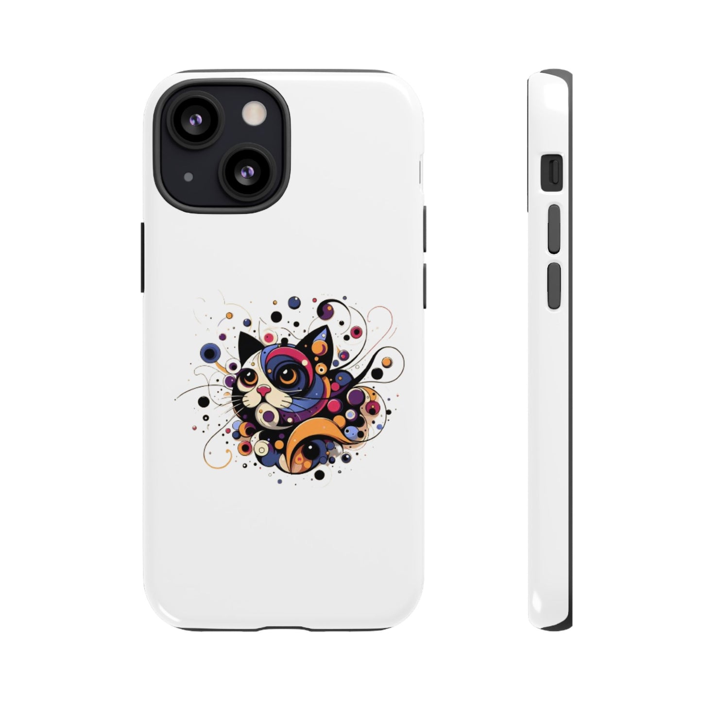 Color Burst Cat Phone Case