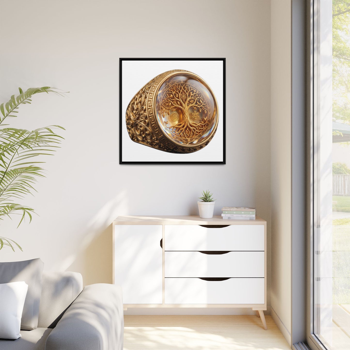 Filigree Signet Canvas