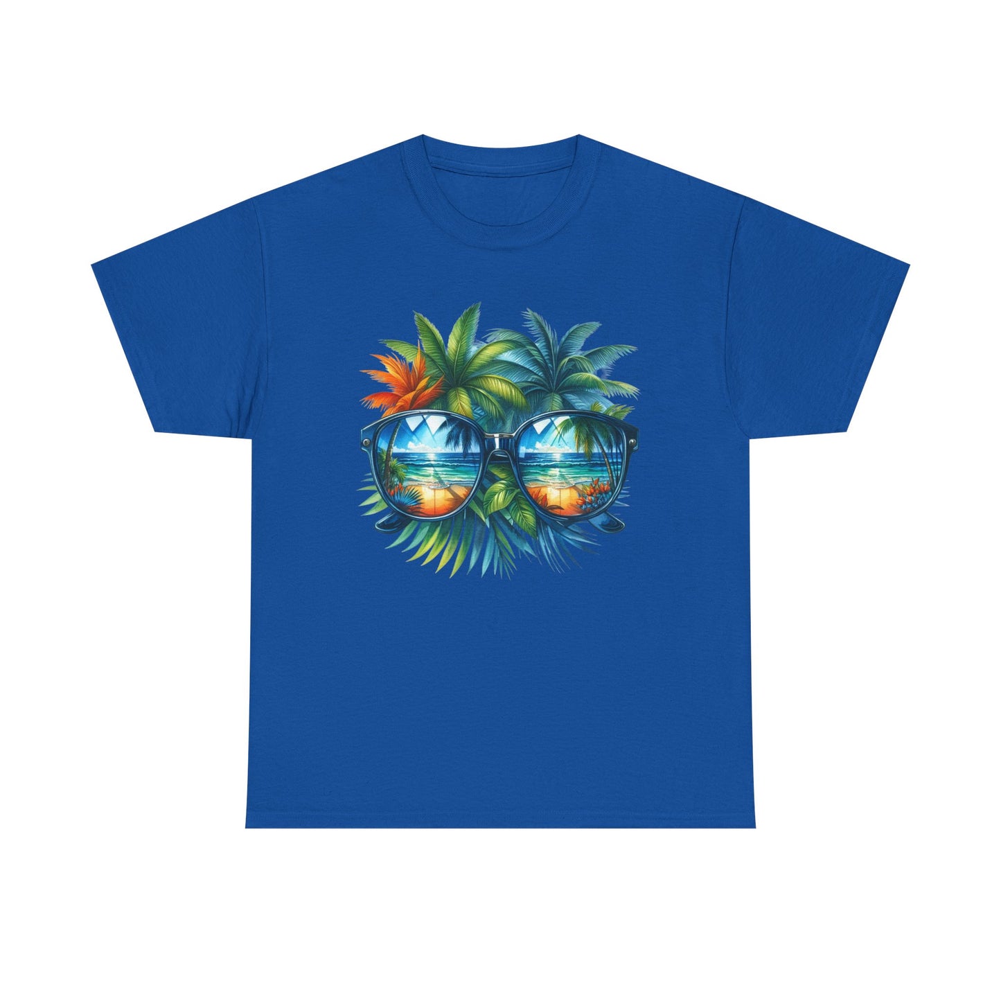 Tropical Sunglasses Palm Tree T-Shirt