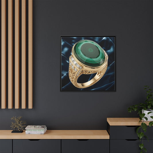 Malachite Cabochon Canvas