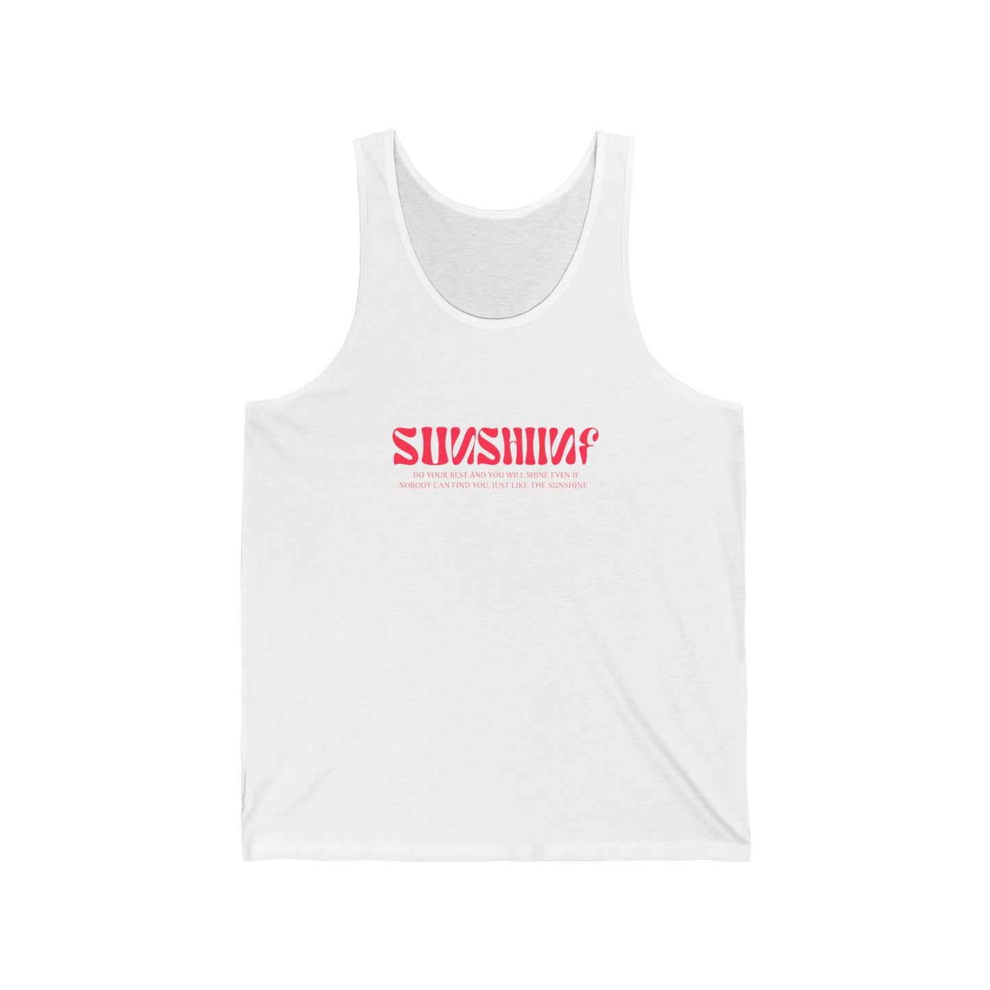 Minimal Typography Tank Top