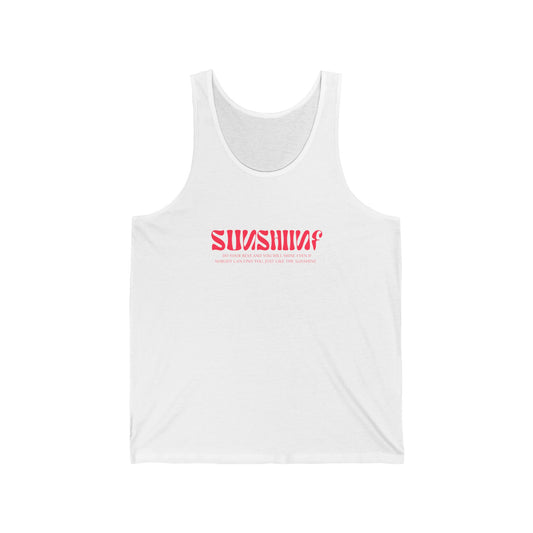 Minimal Typography Tank Top