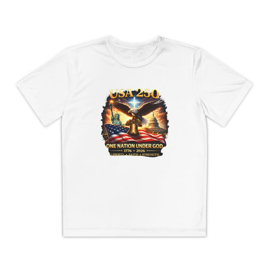 USA 250 Youth Patriotic Graphic Tee