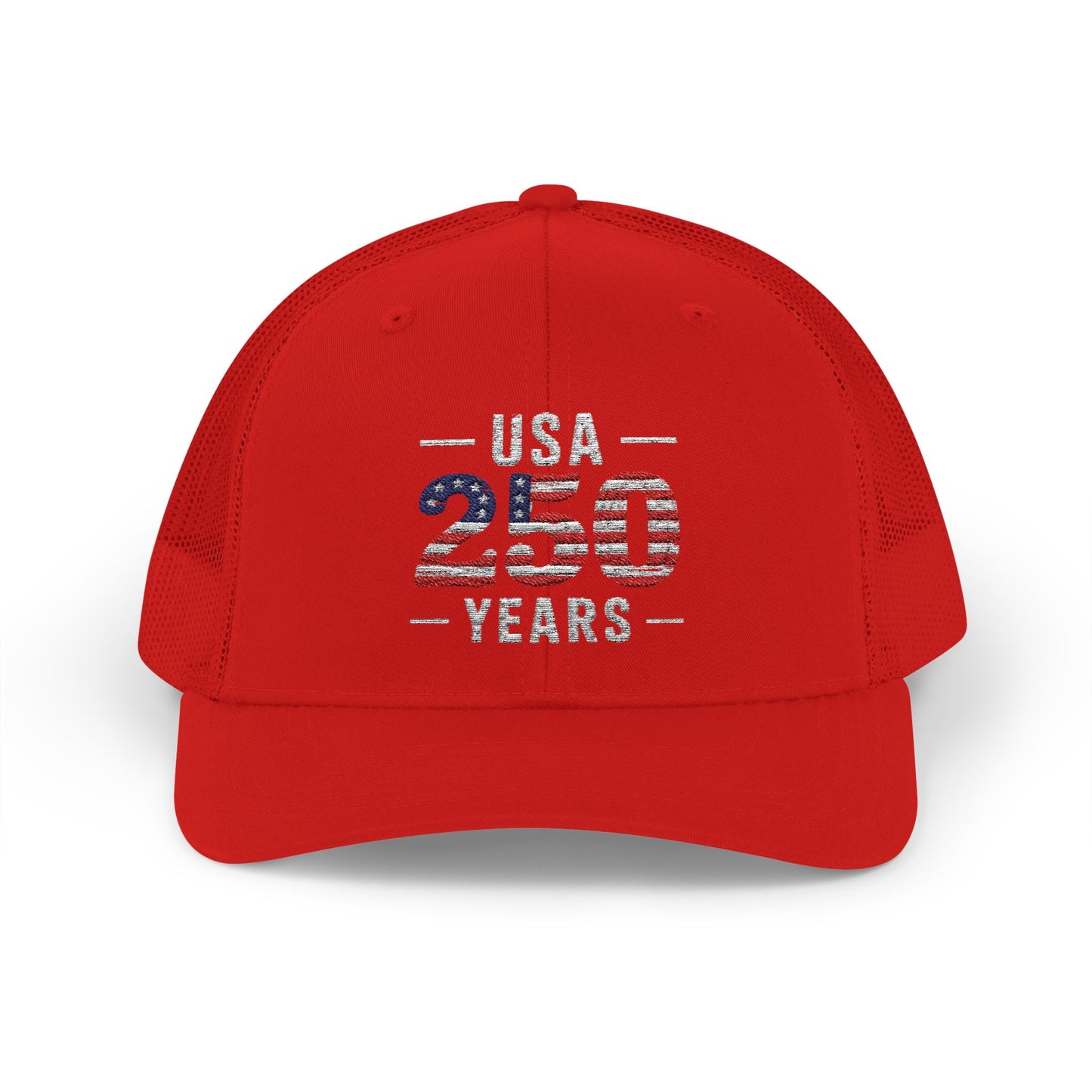USA 250 Years Patriotic Trucker Cap