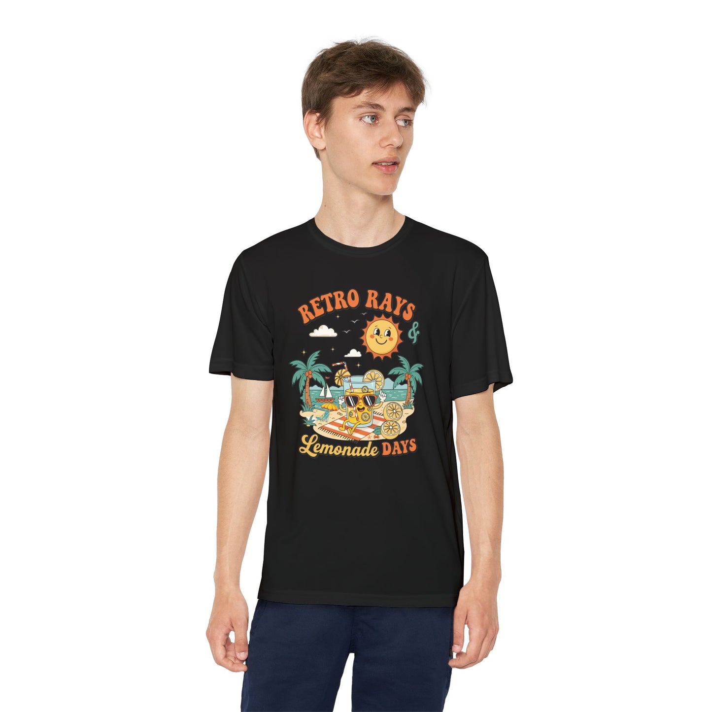 Retro Rays Lemonade Days Youth Tee
