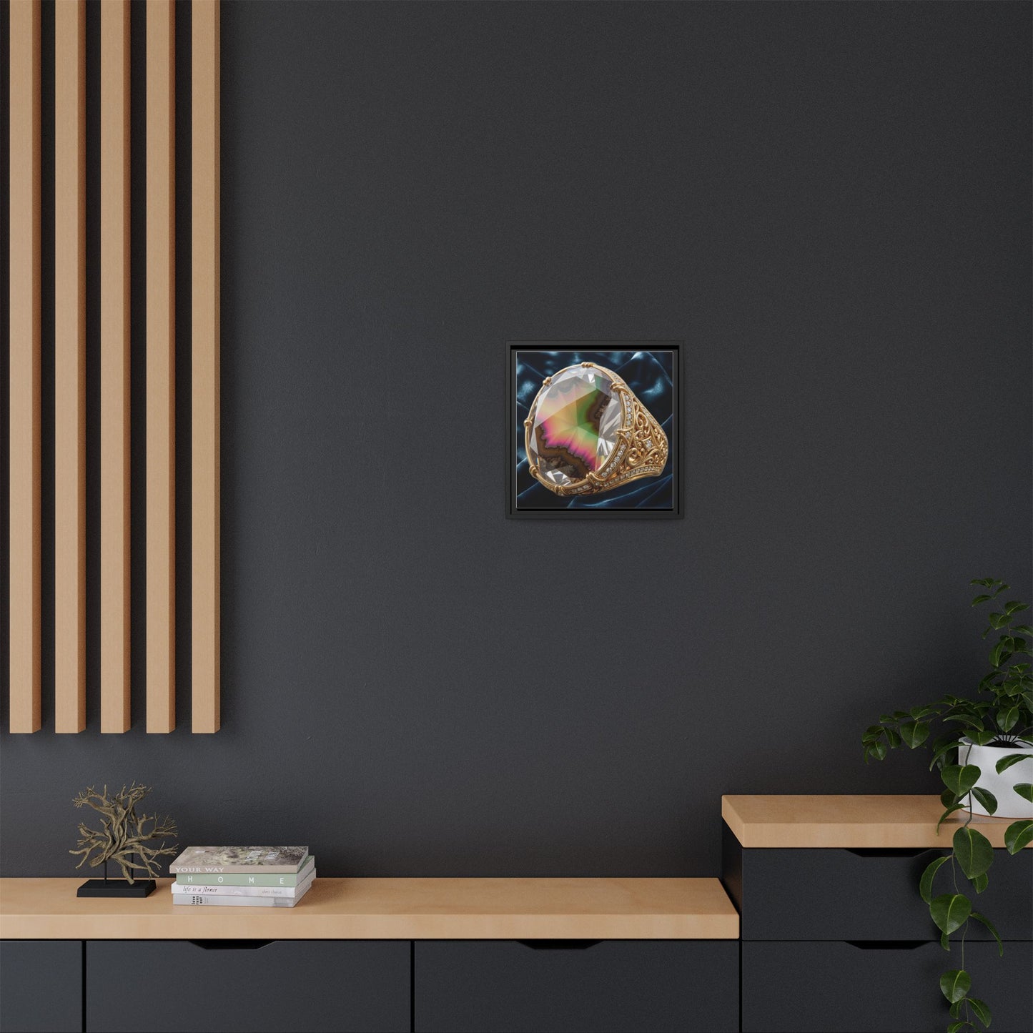 Luminous Zultanite Ring Canvas