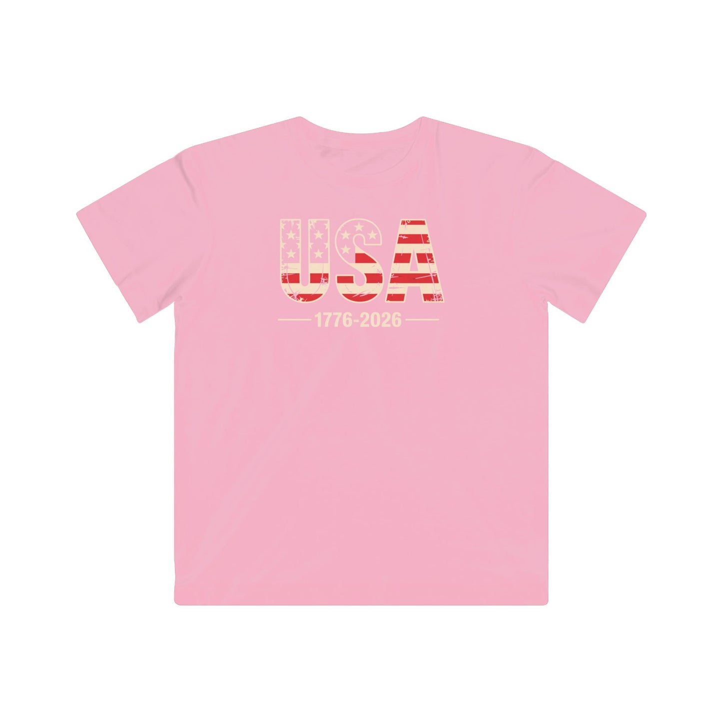 Youth USA 1776-2026 Patriotic Graphic T-Shirt