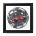 Velocity Sphere Framed Canvas