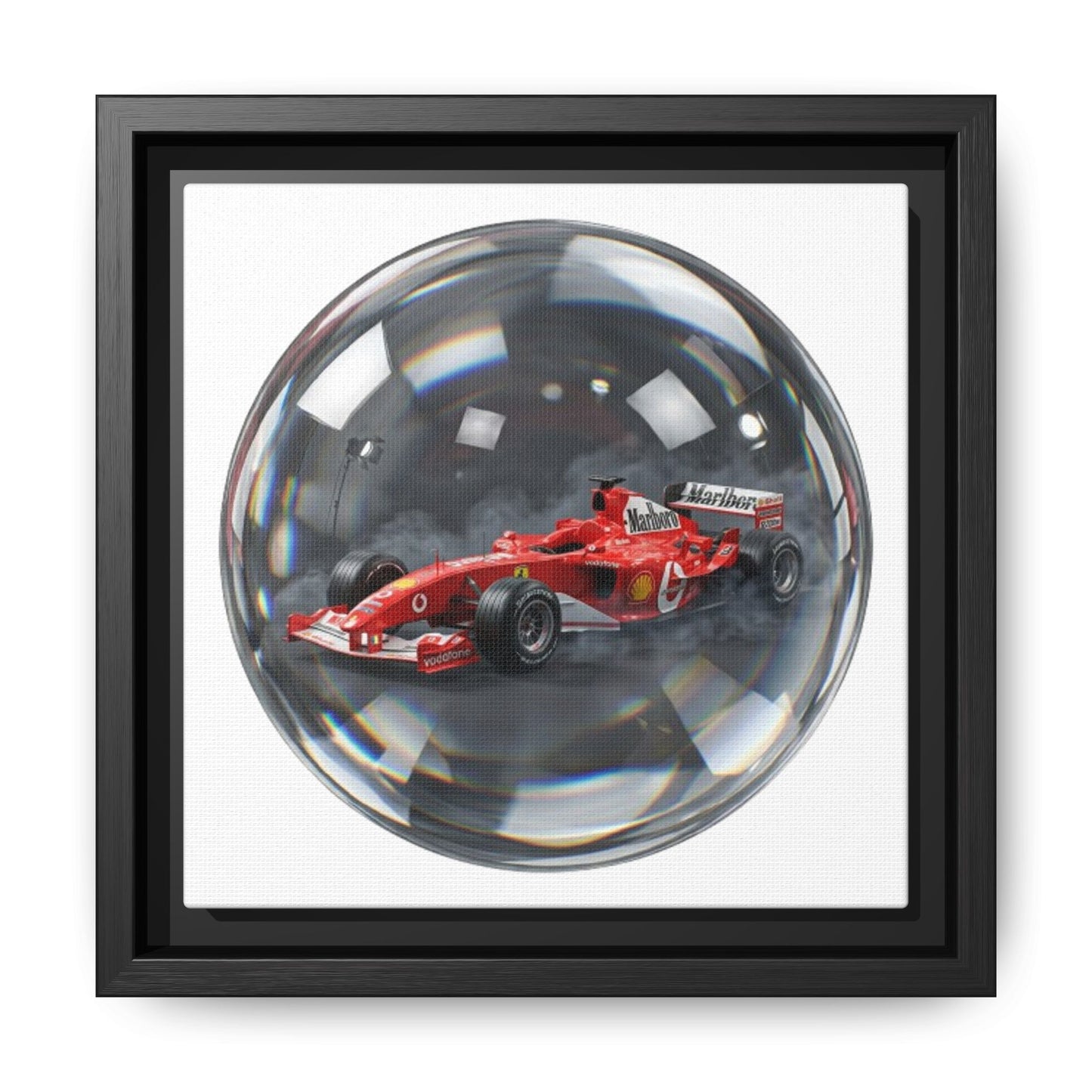 Velocity Sphere Framed Canvas