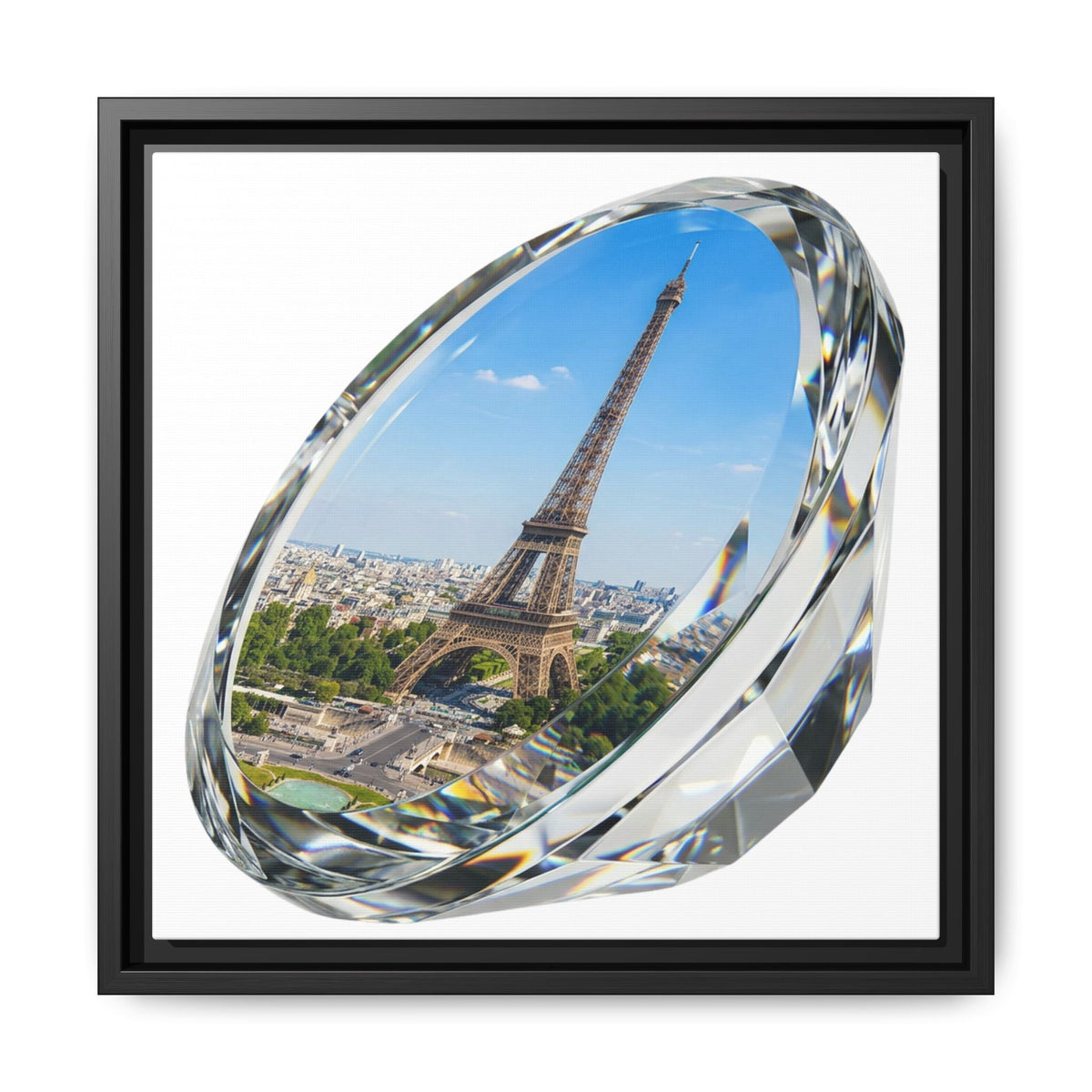 Parisian Vista Framed Art