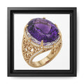 Amethyst Emblem Canvas Print
