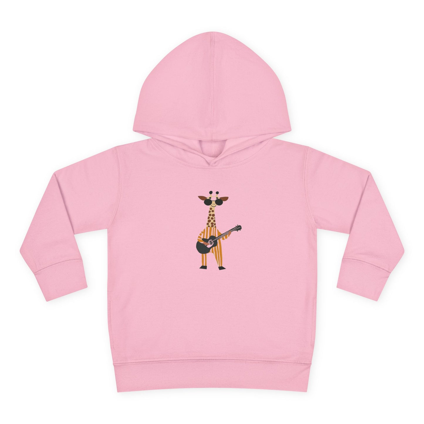 Guitar-Playing Giraffe Toddler Hoodie