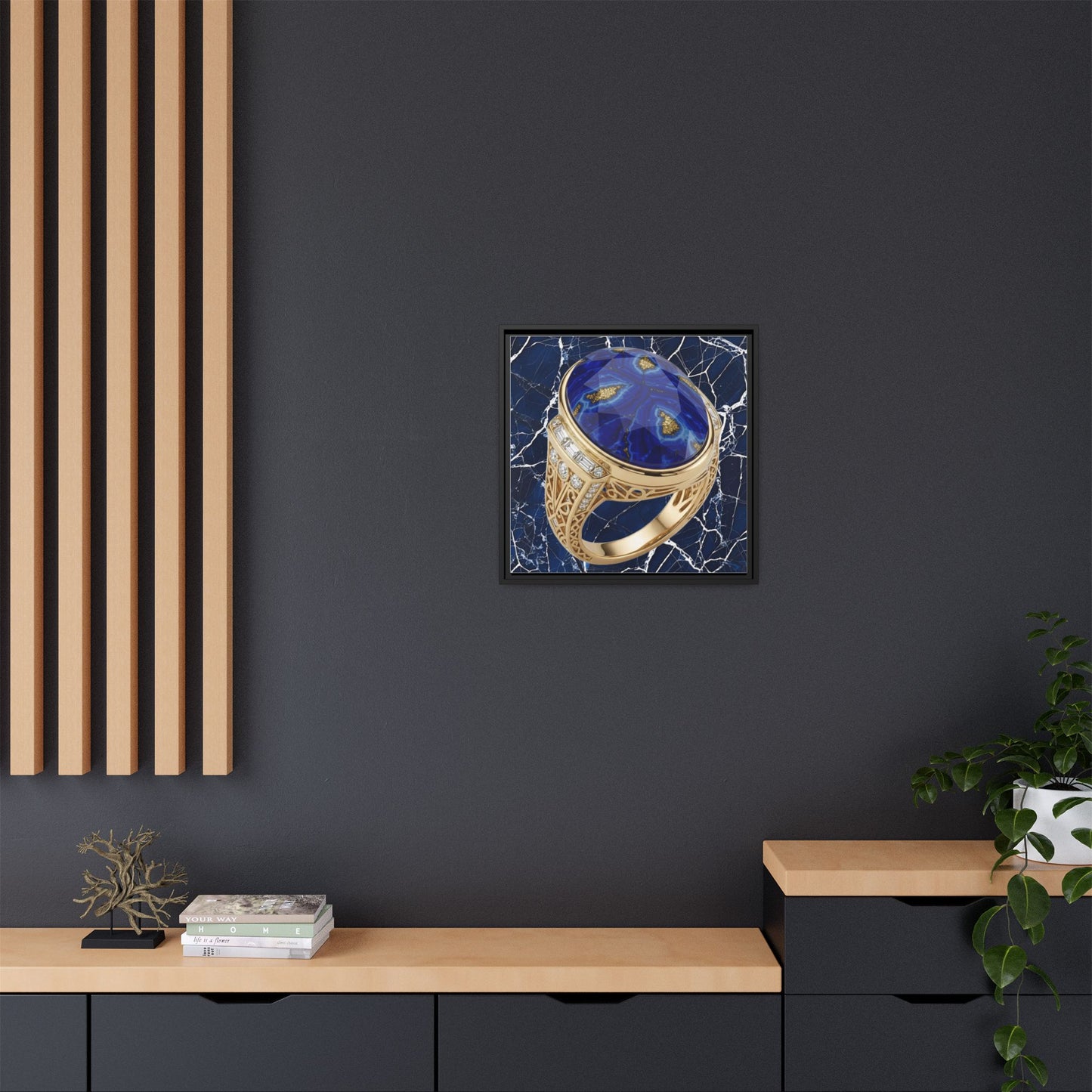 Lapis Lazuli Ceremonial Ring Canvas