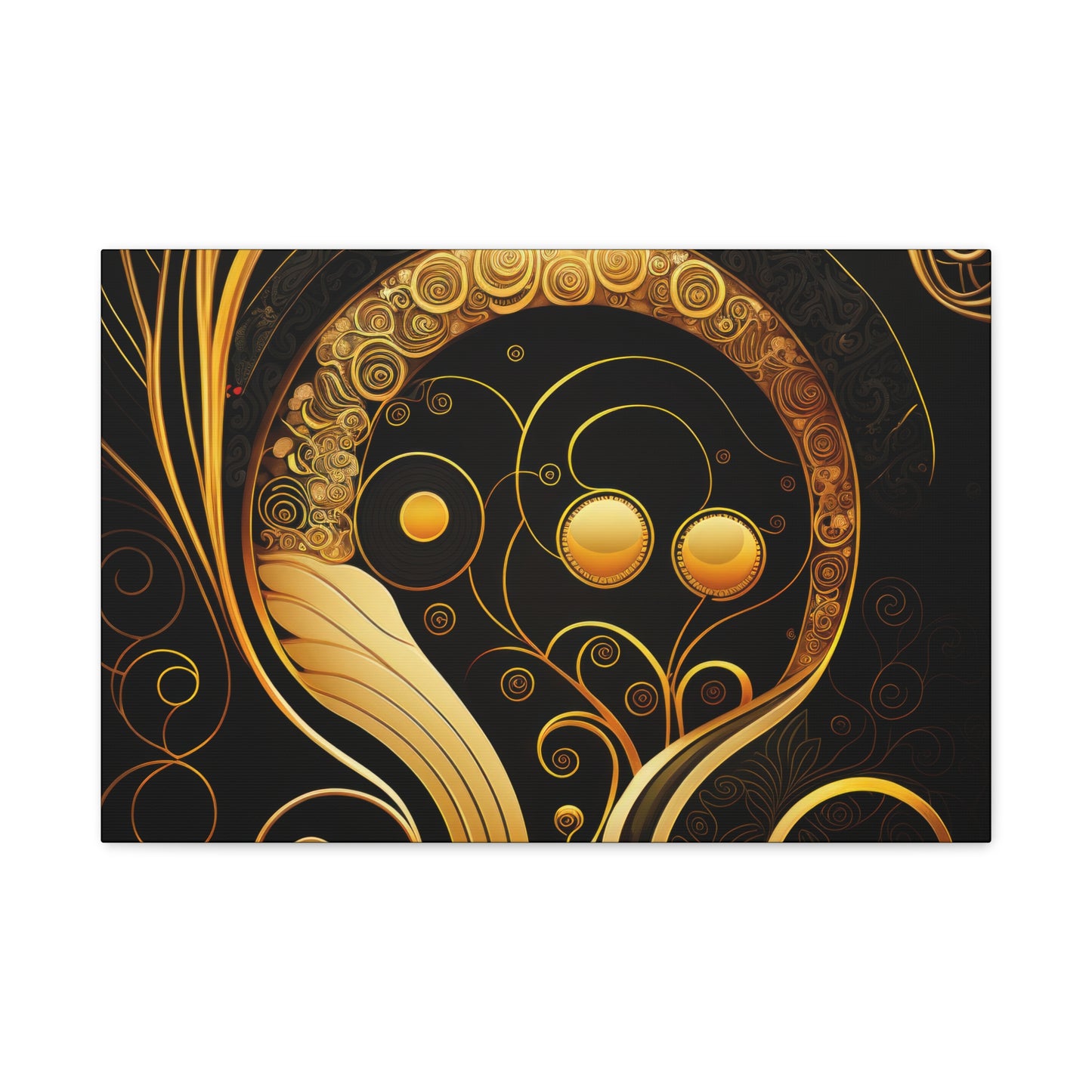 Orbital Embrace Canvas