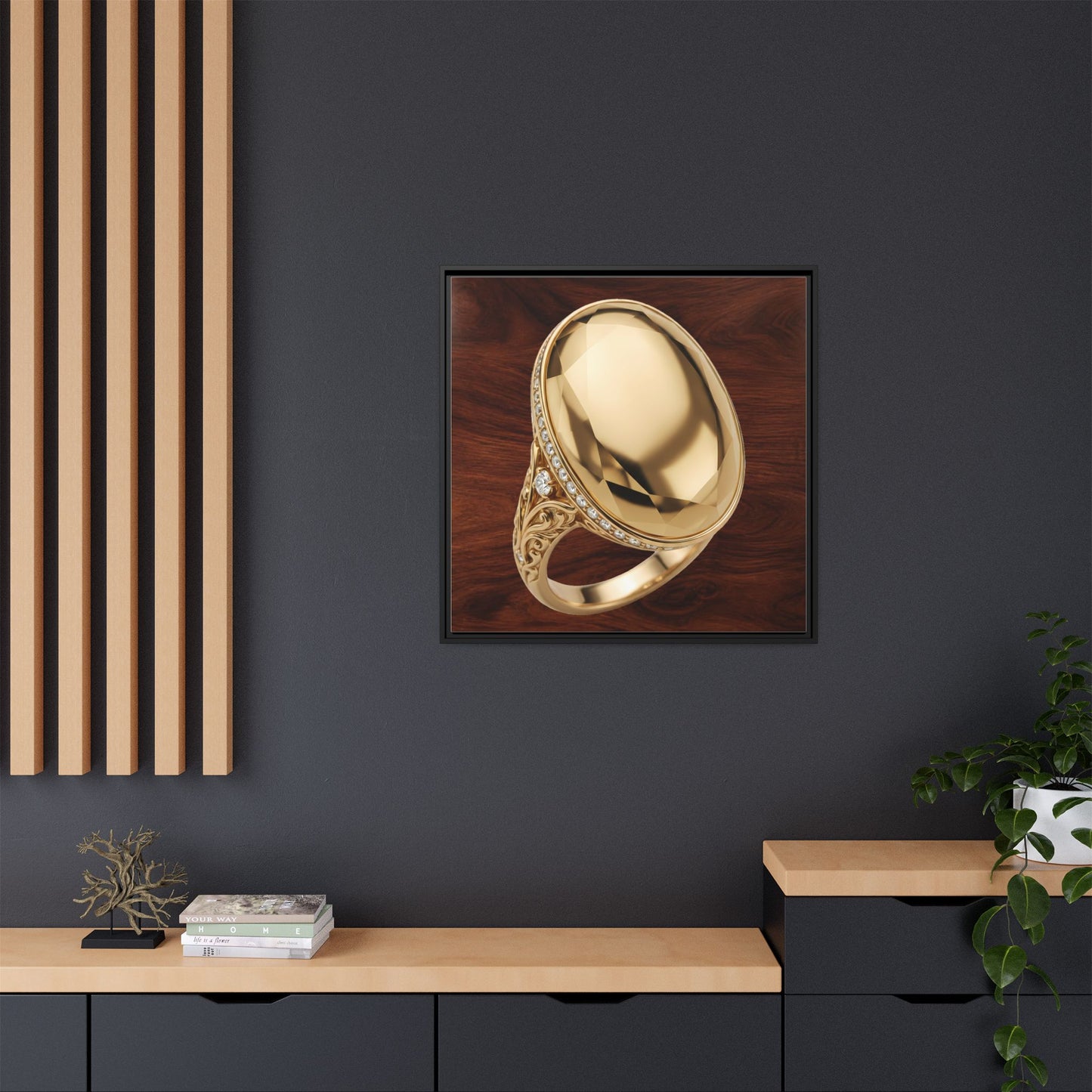 Molten Oval Canvas