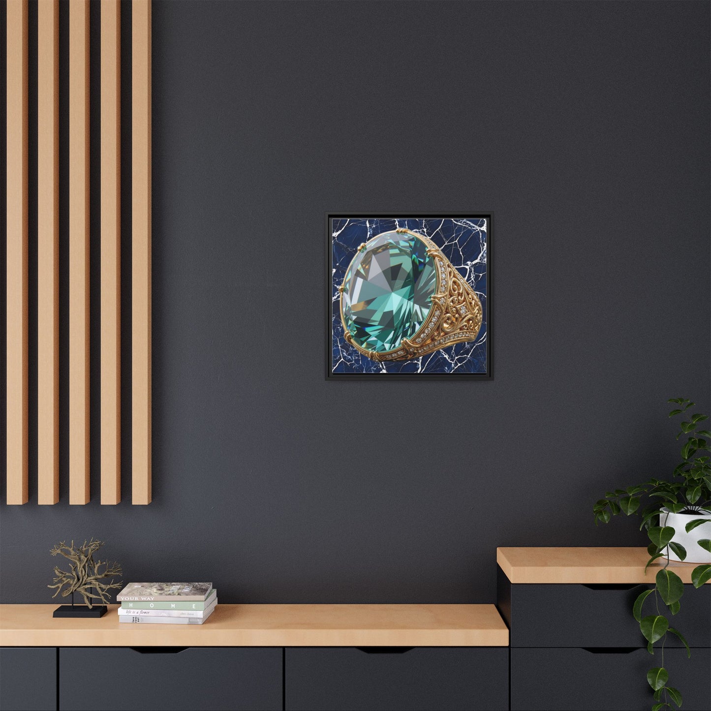 Prismatic Tourmaline Canvas