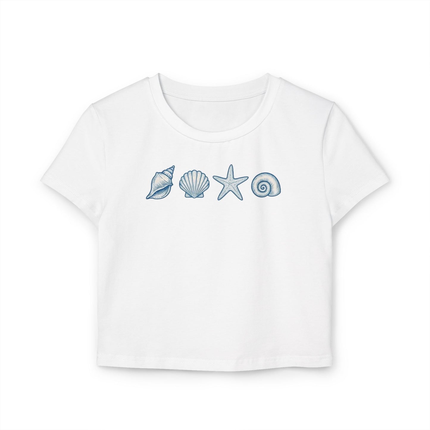 Seashell Line Baby Tee