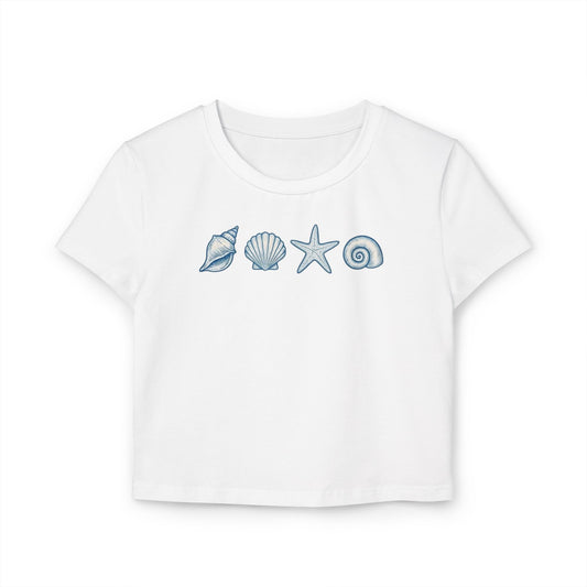 Seashell Line Baby Tee