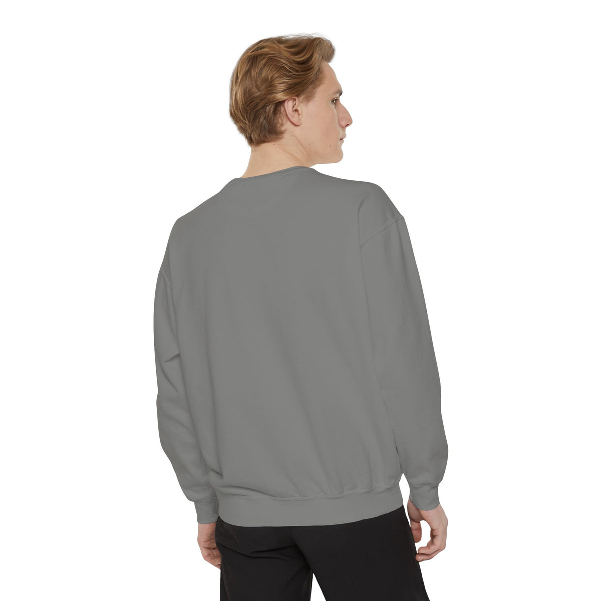 Gold Interlink Logo Crewneck Sweatshirt for Women