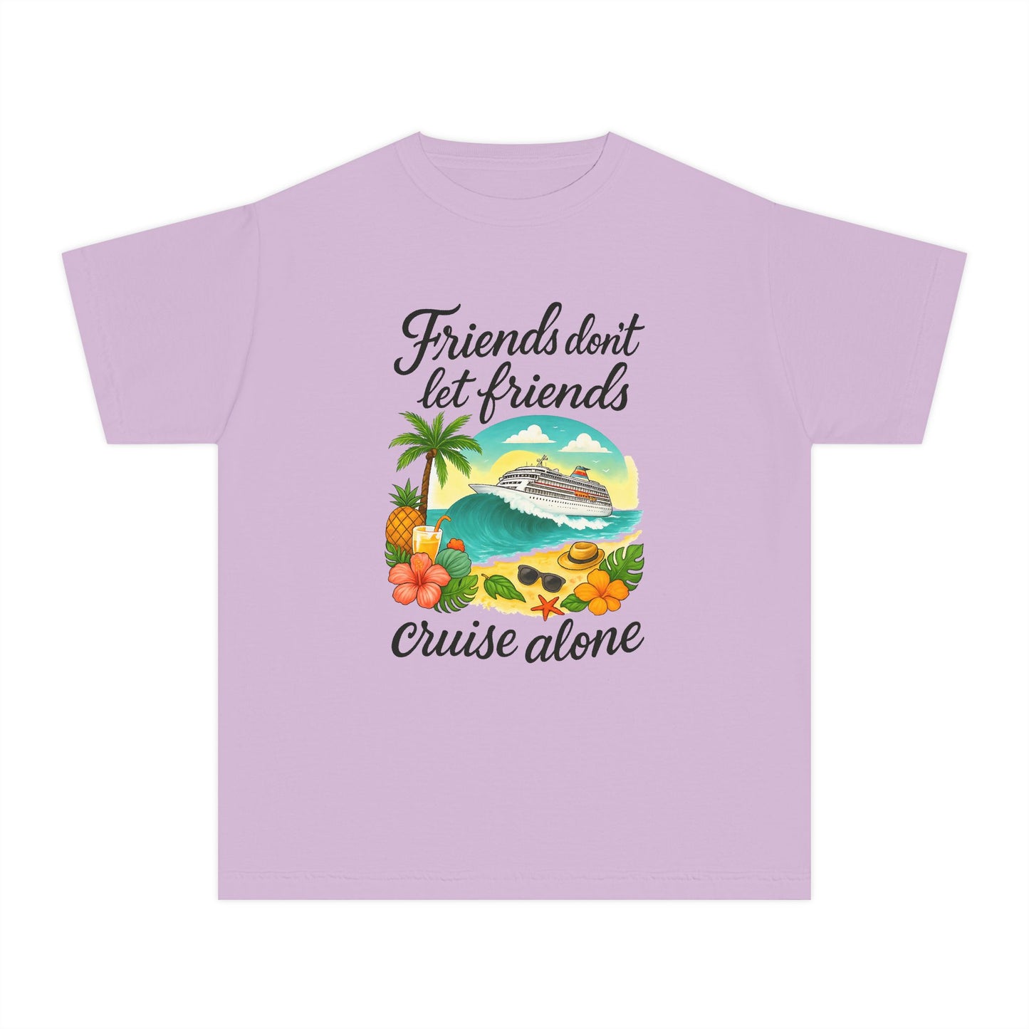 Youth Cruise Vacation Graphic Tee