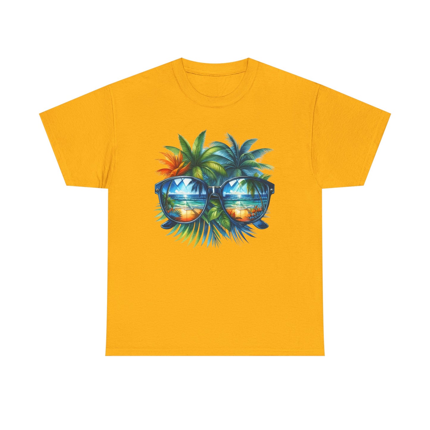 Tropical Sunglasses Palm Tree T-Shirt