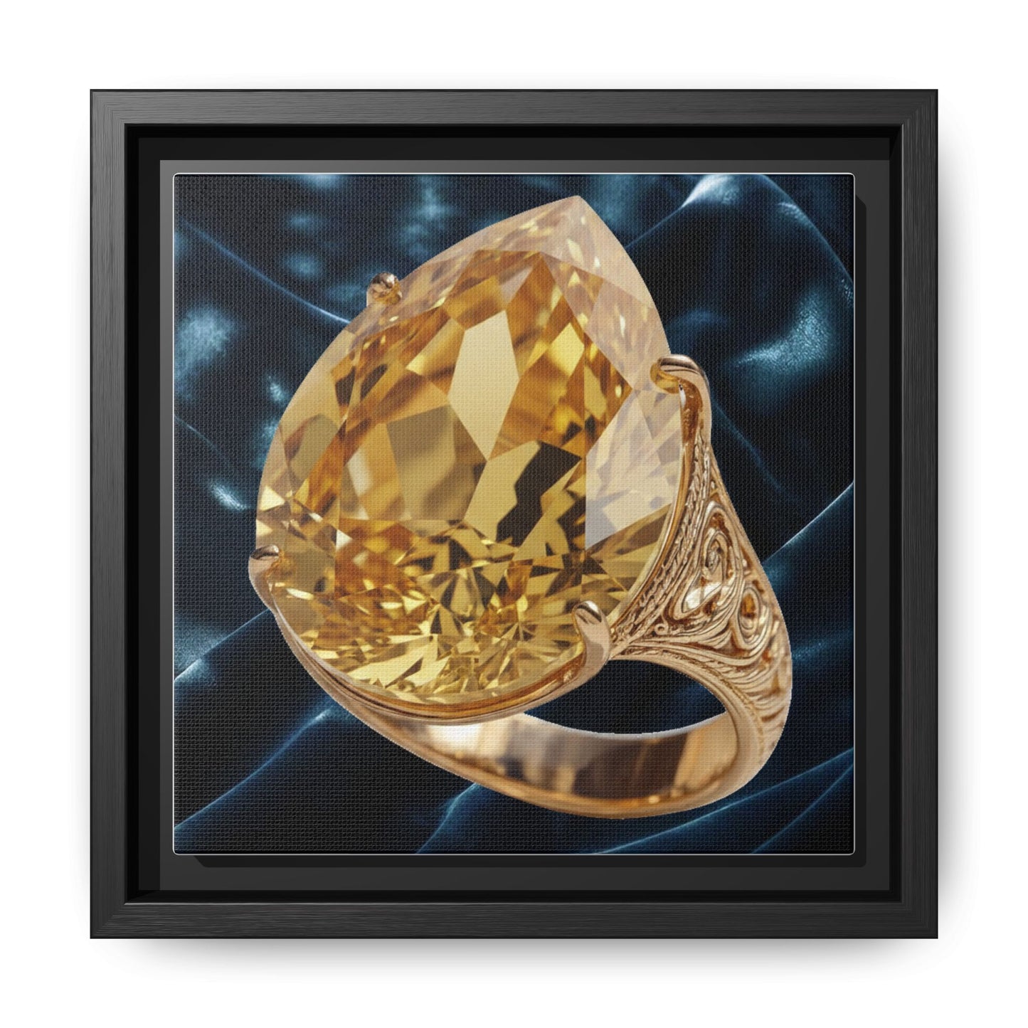 Sunlit Citrine Ring Canvas