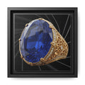 Royal Sapphire Jewel Canvas