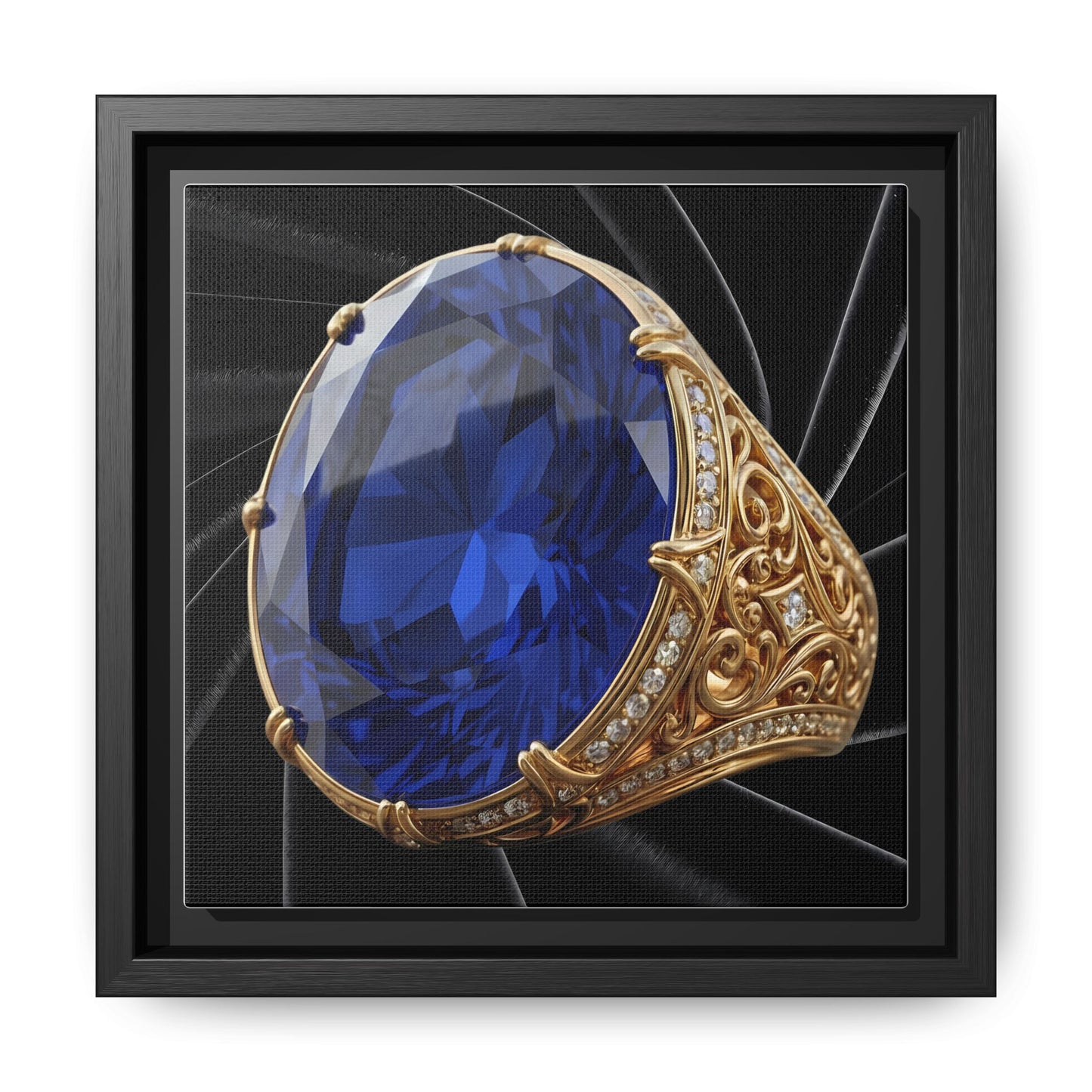 Royal Sapphire Jewel Canvas