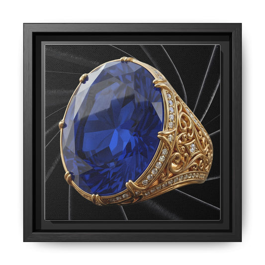 Royal Sapphire Jewel Canvas
