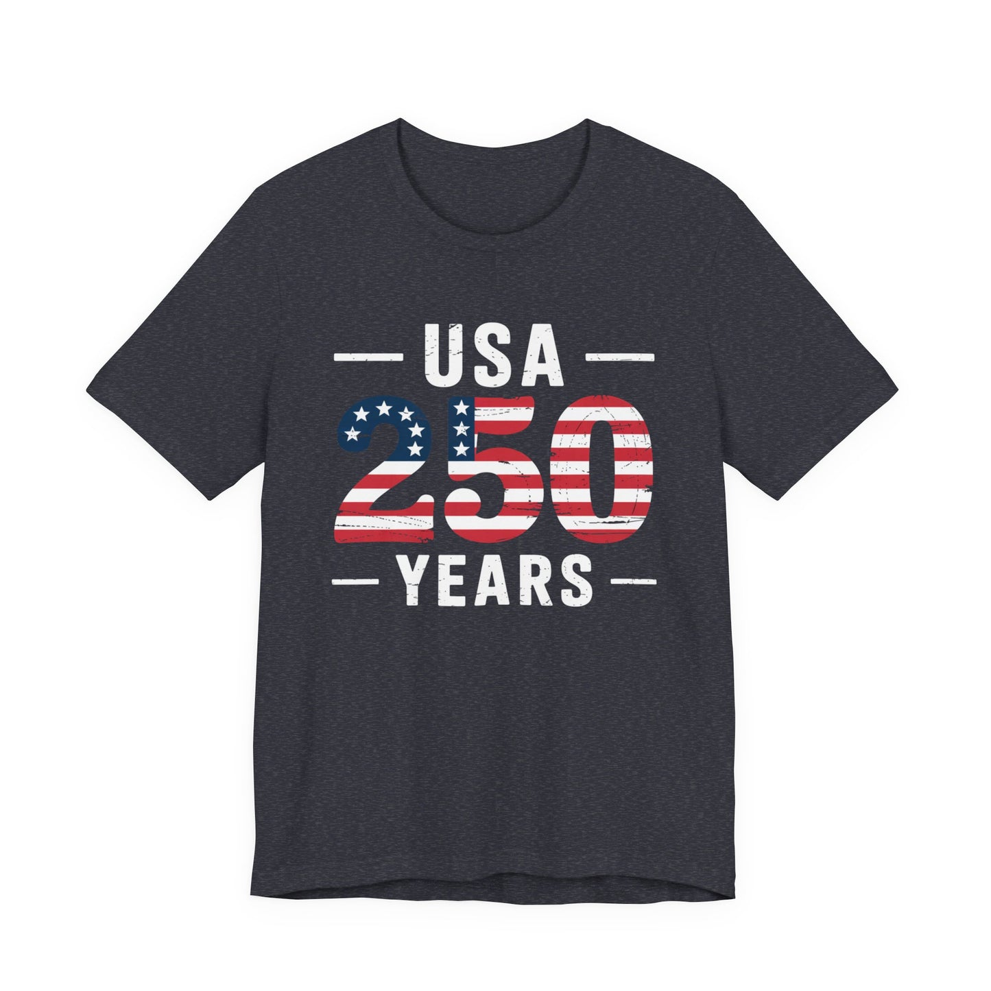 USA 250 Years Patriotic Flag T-Shirt