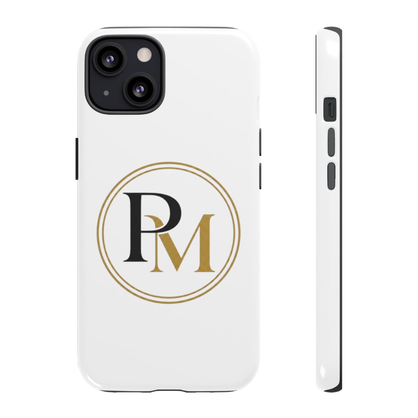 PM Monogram Apple Phone Case