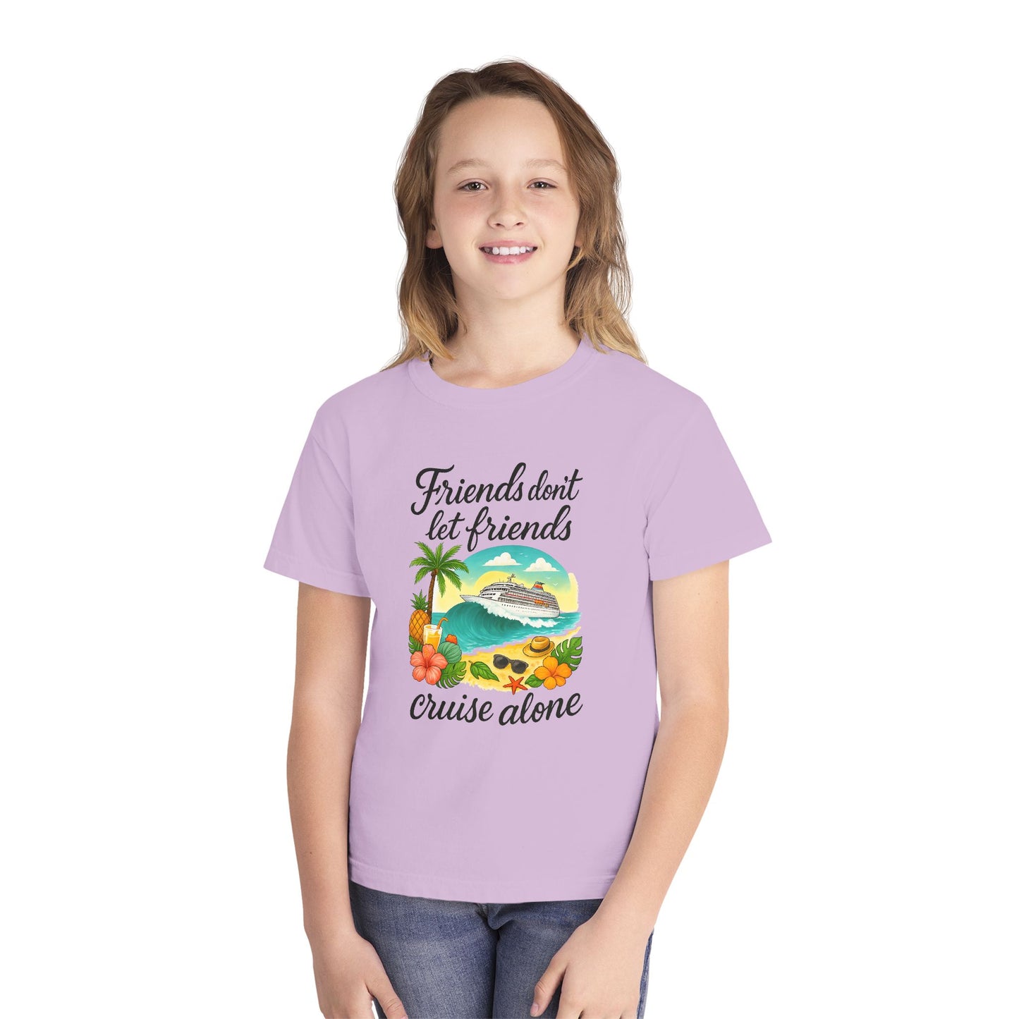 Youth Cruise Vacation Graphic Tee