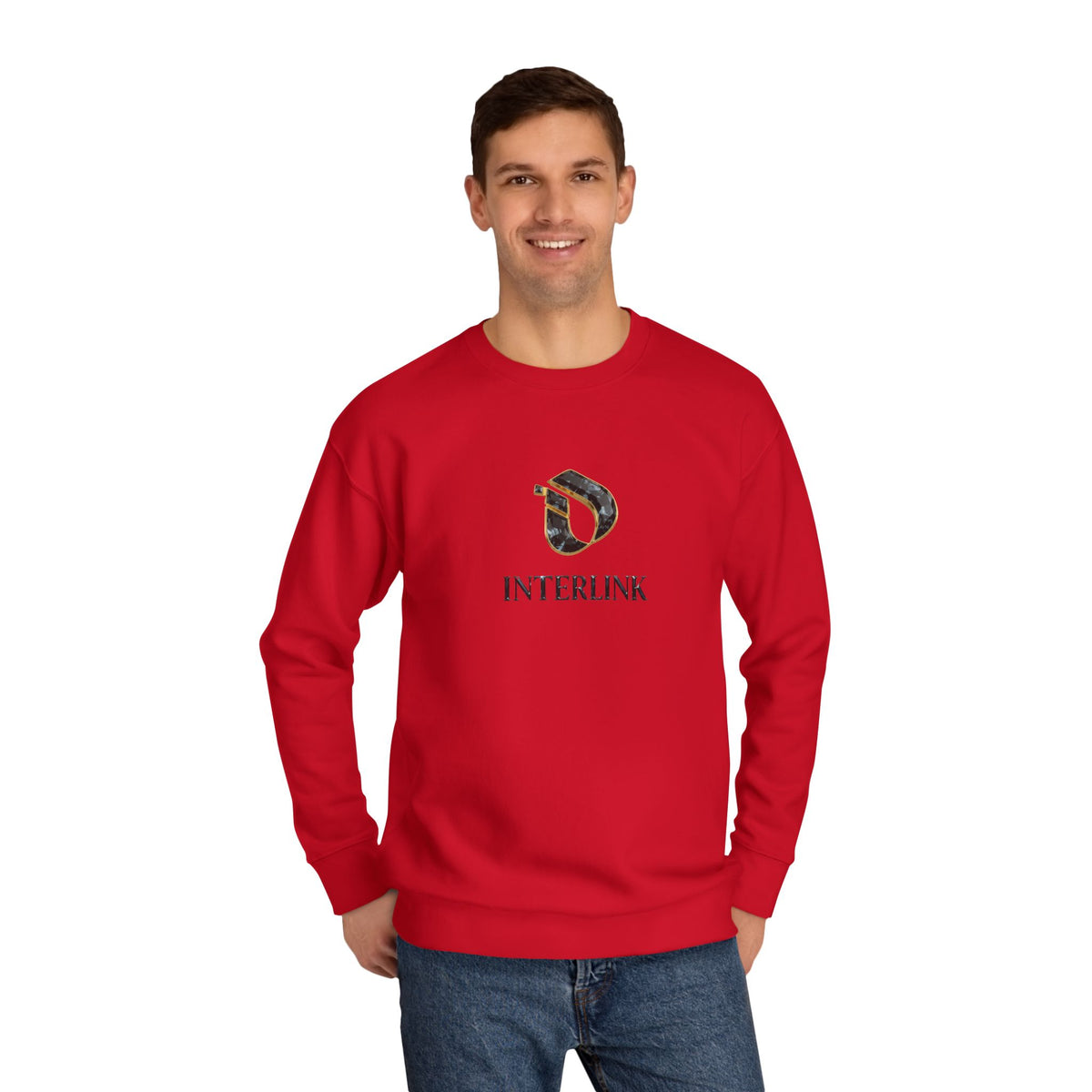 Black Diamond Interlink Emblem Crewneck Sweatshirt