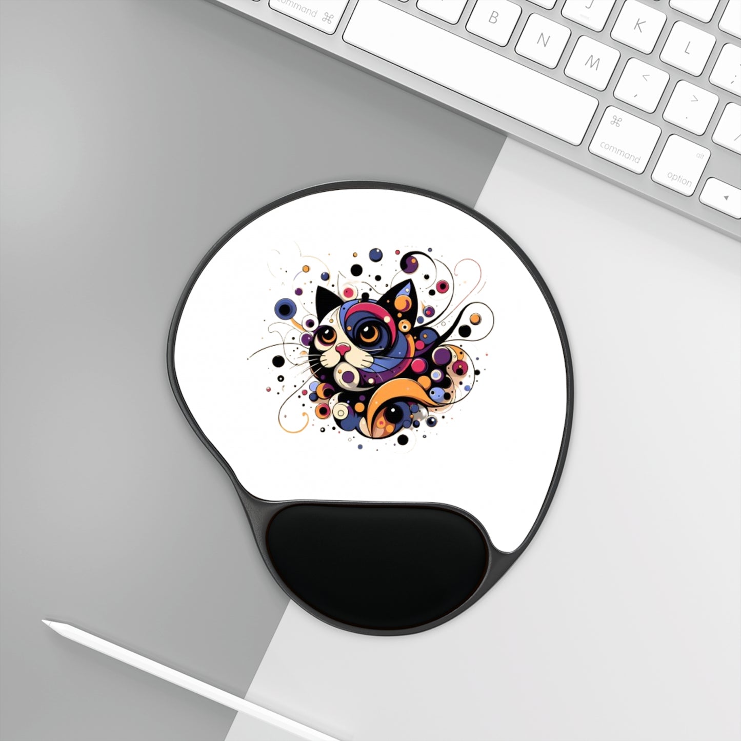 Kaleido Kitty Mouse Pad