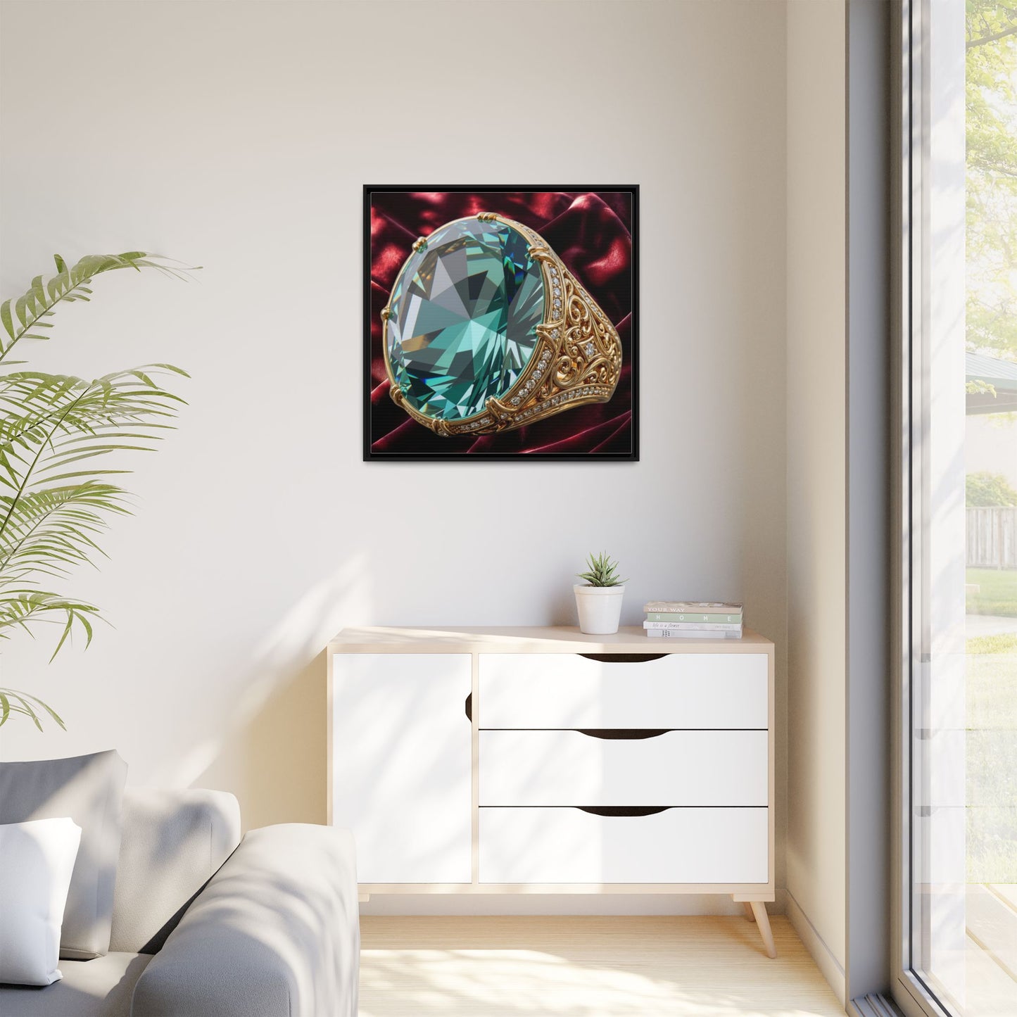 Monumental Tourmaline Canvas