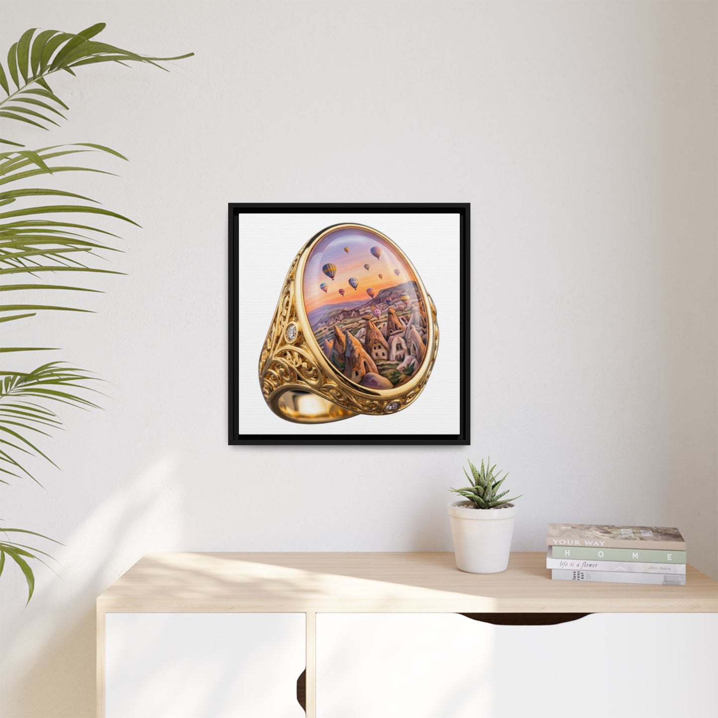 Sunset Village Signet Canvas