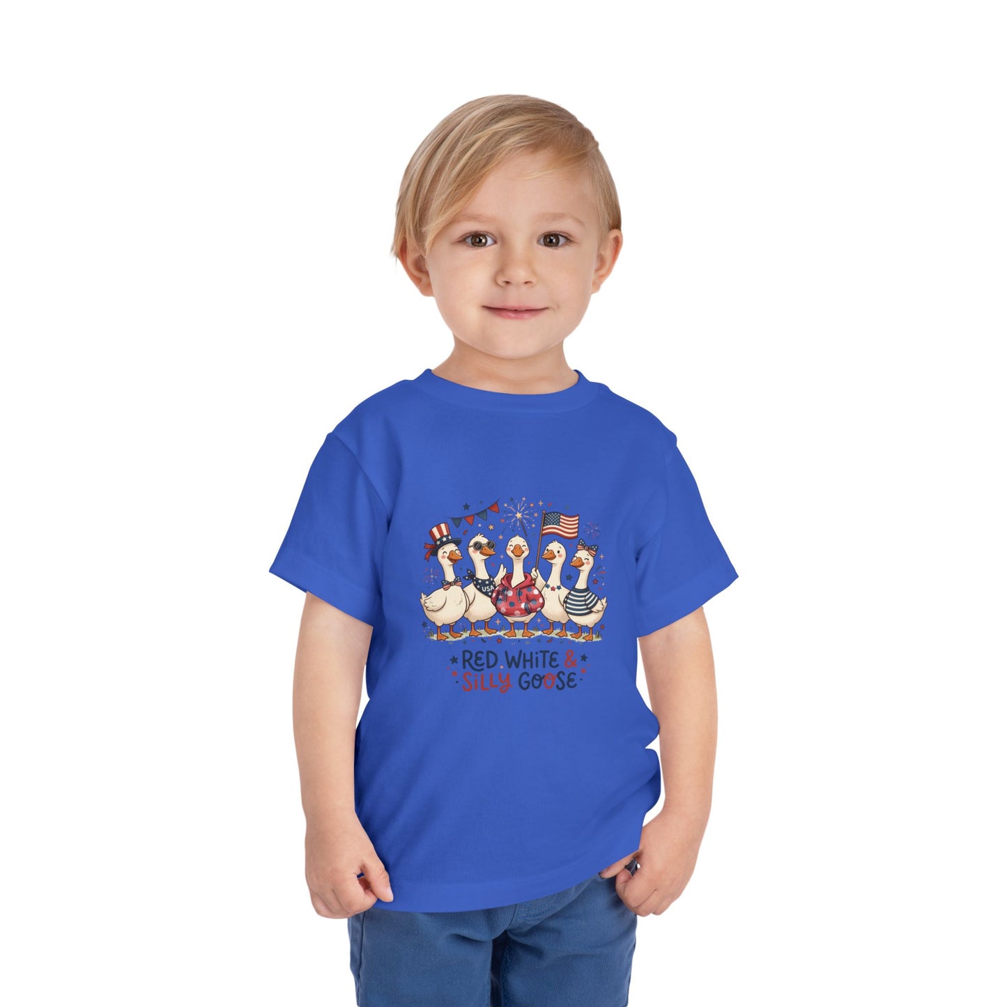 Red White & Silly Goose Toddler T-Shirt