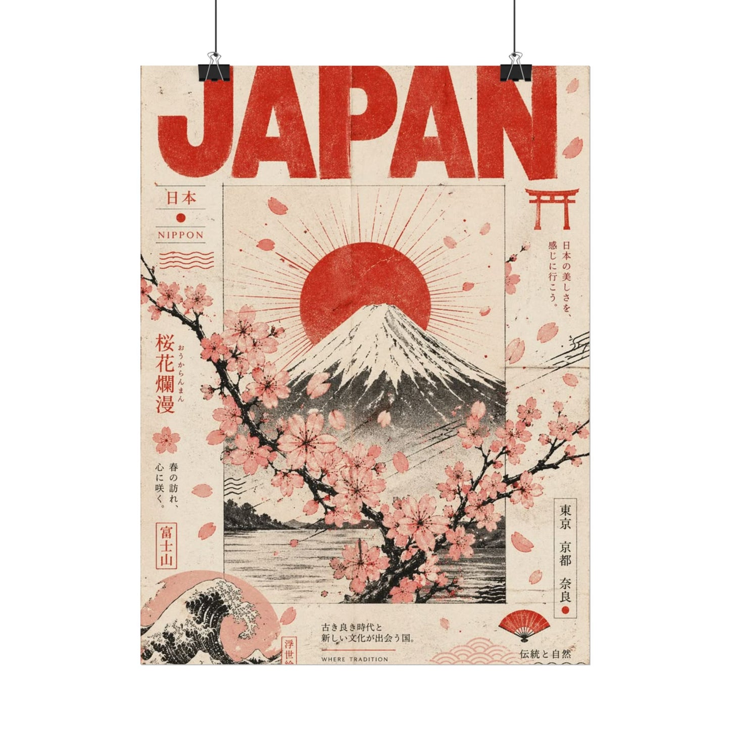 Fuji Voyage Poster